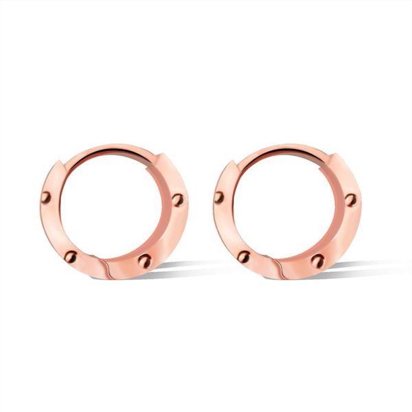 hoop & huggie nymph genuine 18k rose gold earrings stud au750 women's romantic circle party gifts boutique jewelry, Golden;silver
hoop & huggie nymph genuine 18k rose gold earrings stud au750 women's romantic circle party gifts boutique jewelry, Golden;silver