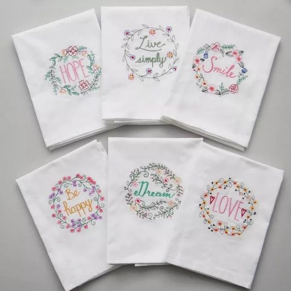 table napkin 6pcs/lot cotton rectangle servetten dishtowel kitchen towel dish cleaning cloth tea embroidered 45x70cm
table napkin 6pcs/lot cotton rectangle servetten dishtowel kitchen towel dish cleaning cloth tea embroidered 45x70cm