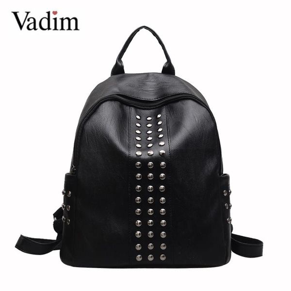 outdoor bags vadim fashion pu leather bag women backpack ladies black school for teenage girls female rivet sac a dos bolsa
outdoor bags vadim fashion pu leather bag women backpack ladies black school for teenage girls female rivet sac a dos bolsa