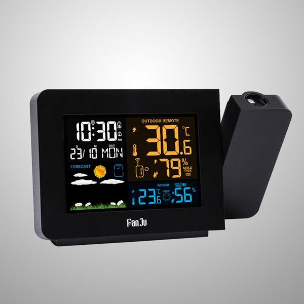 multifunctional projection clock wireless digital weather indoor door hygrometer forecast station with desk & table clocks
multifunctional projection clock wireless digital weather indoor door hygrometer forecast station with desk & table clocks