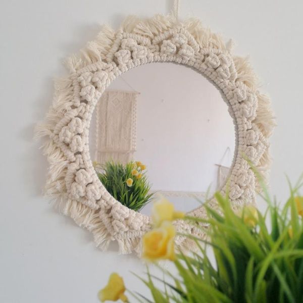 mirrors round tapestry makeup mirror handmade creative wall-mounted living room bedroom bathroom decor
mirrors round tapestry makeup mirror handmade creative wall-mounted living room bedroom bathroom decor