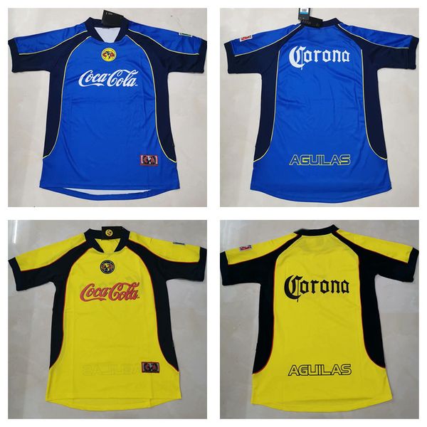 2000/2001 retro version mx club america soccer jerseys 00/01 america r.sambueza p.aguilar soccer shirt mexico club football uniform, Black;yellow
2000/2001 retro version mx club america soccer jerseys 00/01 america r.sambueza p.aguilar soccer shirt mexico club football uniform, Black;yellow