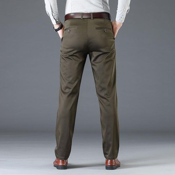 men's pants 2021 casual classic style business fashion stretch cotton modal pure color trousers male brand clothes, Black
men's pants 2021 casual classic style business fashion stretch cotton modal pure color trousers male brand clothes, Black