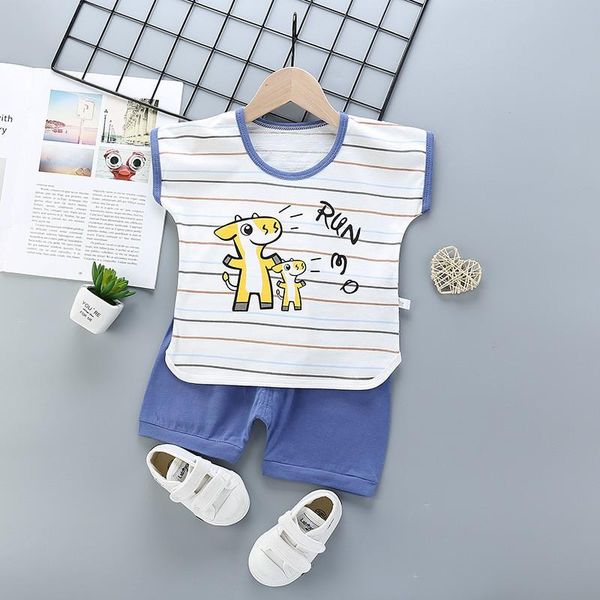 kids wear 2021 summer children's short sleeve set boy's t-shirt 2 pieces baby cartoon cotton suit girls clothes clothing sets, White
kids wear 2021 summer children's short sleeve set boy's t-shirt 2 pieces baby cartoon cotton suit girls clothes clothing sets, White