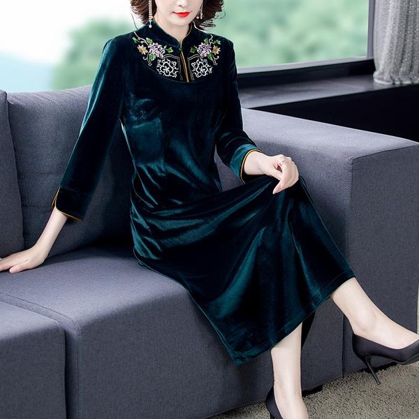 casual dresses coigarsam women dress autumn 2021 cheongsam traf robe vestidos, Black;gray
casual dresses coigarsam women dress autumn 2021 cheongsam traf robe vestidos, Black;gray