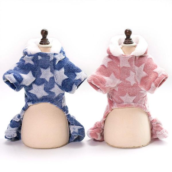 pet clothing in winter small dog star thickening warm cap four-legged suede apparel
pet clothing in winter small dog star thickening warm cap four-legged suede apparel