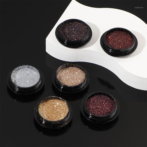 1g/jar metallic shimmer holographic laser nail glitter powder art pigment crystal diamond for diy decoration1, Silver;gold
1g/jar metallic shimmer holographic laser nail glitter powder art pigment crystal diamond for diy decoration1, Silver;gold