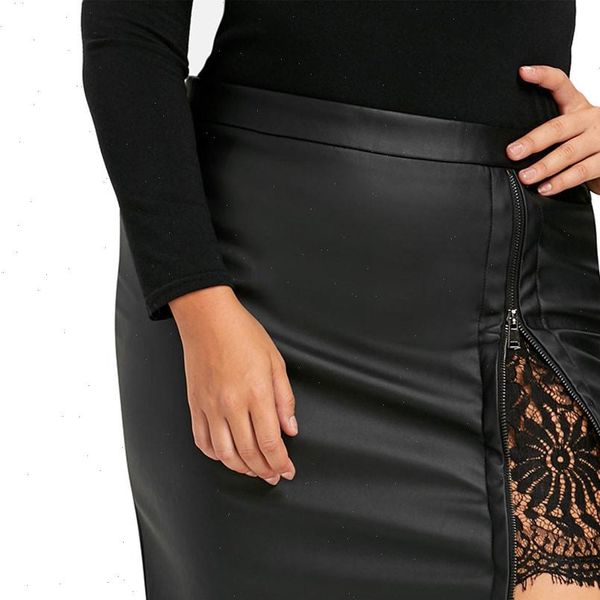 4 casual fashion womens skirts girls leather lace uniform slit mini pleated ladies office skirt, Black
4 casual fashion womens skirts girls leather lace uniform slit mini pleated ladies office skirt, Black