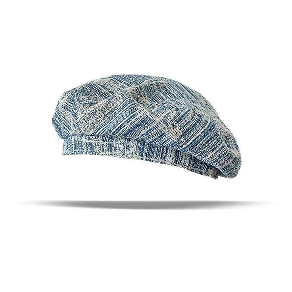 berets 2021 retro niche design texture sense cowboy beret female style street fashion painter hat octagonal, Blue;gray
berets 2021 retro niche design texture sense cowboy beret female style street fashion painter hat octagonal, Blue;gray