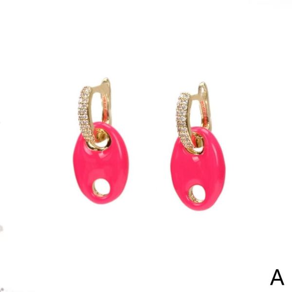 hoop & huggie 10pairs earrings for women pig nose enamel gold plated copper jewelry party gift dripping oil zircon arrival, Golden;silver
hoop & huggie 10pairs earrings for women pig nose enamel gold plated copper jewelry party gift dripping oil zircon arrival, Golden;silver