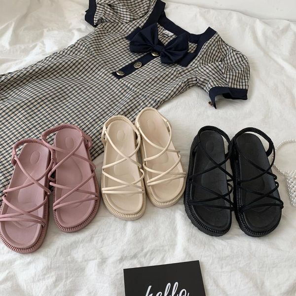 female sandal flat summer shoes woman all-match clear heels girls without fashion comfort 2021 beige scandals casual buckle stra sandals, Black
female sandal flat summer shoes woman all-match clear heels girls without fashion comfort 2021 beige scandals casual buckle stra sandals, Black