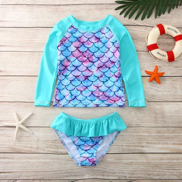 one-pieces sun protection long sleeve swimsuit set children kids girls swimwear mermaids fish scales printed bathing suit summer beachwear, Black
one-pieces sun protection long sleeve swimsuit set children kids girls swimwear mermaids fish scales printed bathing suit summer beachwear, Black