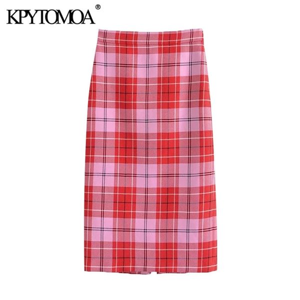 women chic fashion back slit check midi skirt high waist side zipper female skirts mujer 210420, Black
women chic fashion back slit check midi skirt high waist side zipper female skirts mujer 210420, Black