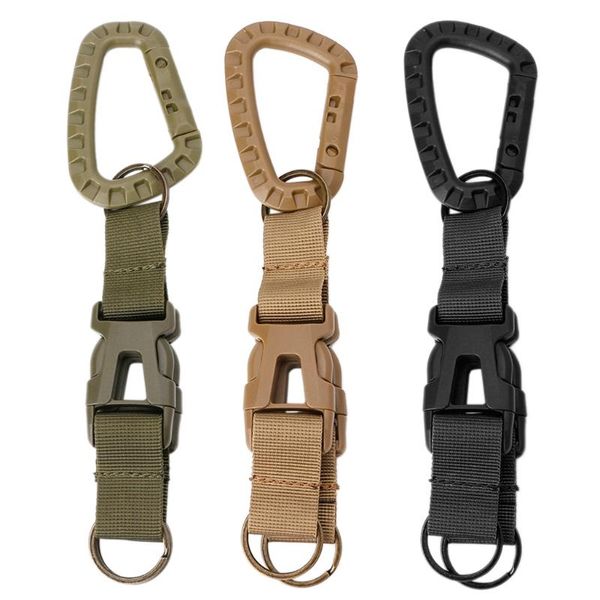 cords, slings and webbing 2pcs nylon backpack hanging buckle d-ring carabiner clip multi-function key chain for outdoor camping hiking hunti
cords, slings and webbing 2pcs nylon backpack hanging buckle d-ring carabiner clip multi-function key chain for outdoor camping hiking hunti