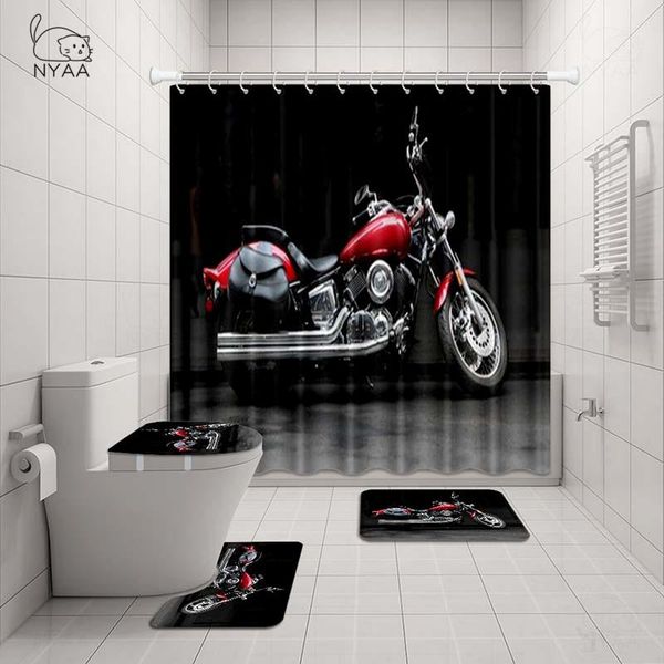 bath accessory set nyaa 4 pcs modern motorcycle shower curtain pedestal rug lid toilet cover mat for bathroom decor
bath accessory set nyaa 4 pcs modern motorcycle shower curtain pedestal rug lid toilet cover mat for bathroom decor