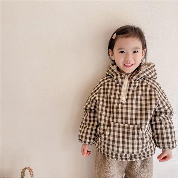 jackets koodykids baby girls plaid thick coats autumn outwear fleece inside toddler kids winter hooded warm 1-6 y, Blue;gray
jackets koodykids baby girls plaid thick coats autumn outwear fleece inside toddler kids winter hooded warm 1-6 y, Blue;gray
