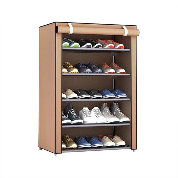 clothing & wardrobe storage 3/4/5 layers dustproof shoe rack large non-woven fabric stands organizer shoes home holder shelf cabinet
clothing & wardrobe storage 3/4/5 layers dustproof shoe rack large non-woven fabric stands organizer shoes home holder shelf cabinet
