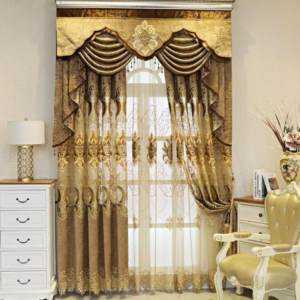 curtain & drapes high-end curtains european blackout chenille embroidered for living room bedroom luxury villa valance tulle
curtain & drapes high-end curtains european blackout chenille embroidered for living room bedroom luxury villa valance tulle