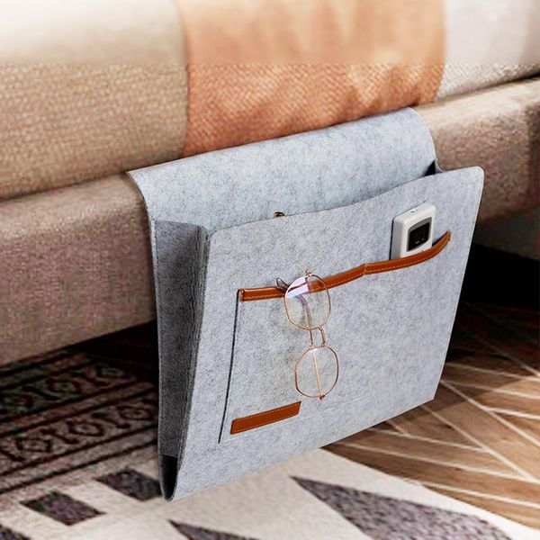 1pc home felt bedside hanging sundries organizer caddy anti-slip desk bags sofa side pouch tv remote controller storage pockets boxes & bins
1pc home felt bedside hanging sundries organizer caddy anti-slip desk bags sofa side pouch tv remote controller storage pockets boxes & bins