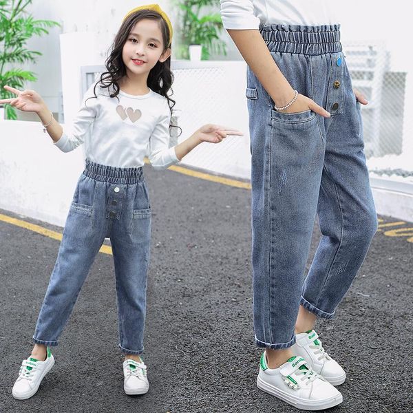 fashion girls jeans solid color denim pants for big kids button toddler girl straight trousers high waist blue pant 4-14year
fashion girls jeans solid color denim pants for big kids button toddler girl straight trousers high waist blue pant 4-14year
