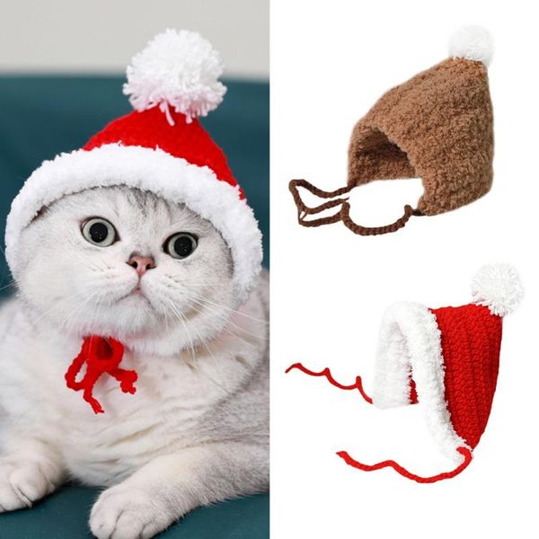 cat costumes christmas pet dog santa hat costume hand-knitted warm puppy crossover hats small cute headgear accessories
cat costumes christmas pet dog santa hat costume hand-knitted warm puppy crossover hats small cute headgear accessories