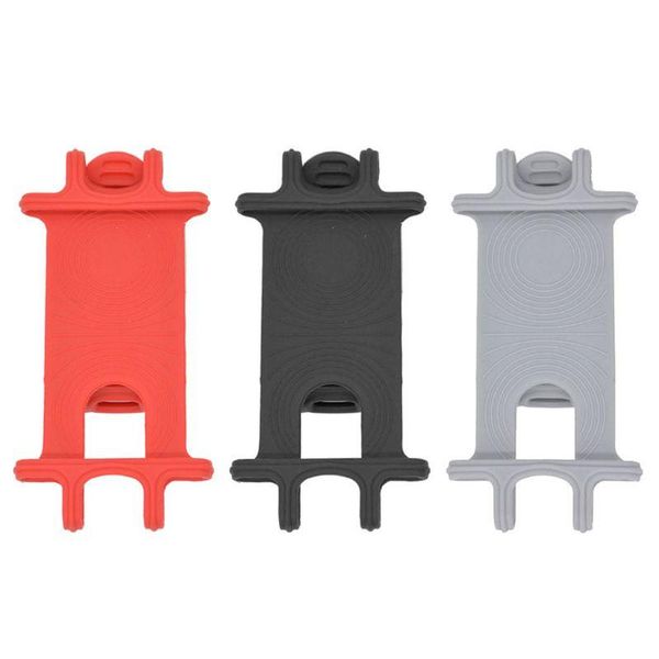 cell phone mounts & holders universal silicone bike holder bicycle handlebar stroller scooter mount bracket for galaxy huawe