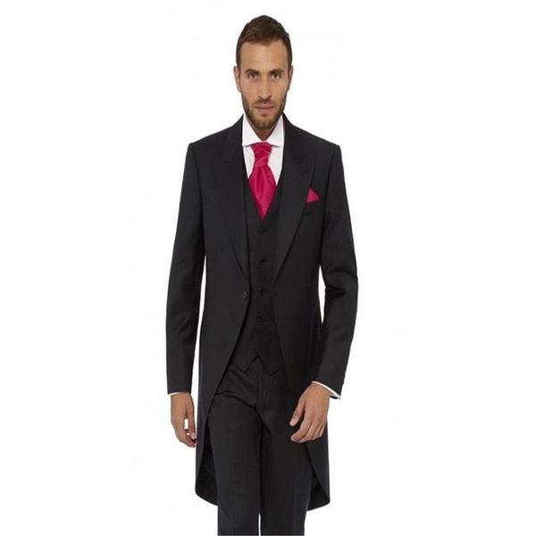 men's suits & blazers personalized retro black tailcoat wedding suits of men tuxedo groom 3 piece long male jacket classic suit, White;black
men's suits & blazers personalized retro black tailcoat wedding suits of men tuxedo groom 3 piece long male jacket classic suit, White;black