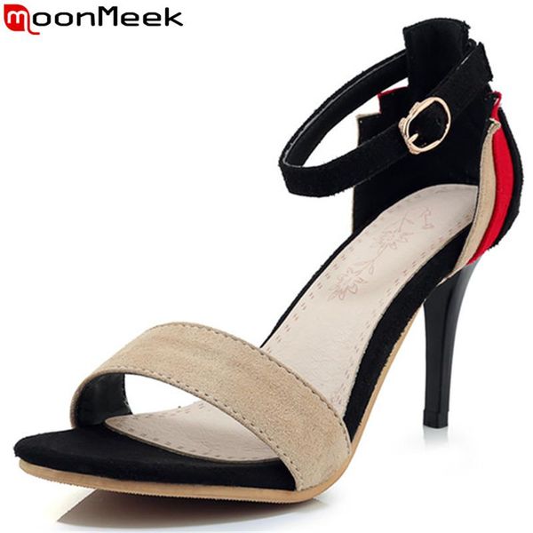 moonmeek big size 34-44 fashion summer sandals women buckle flock high heels shoes elegant prom ladies 2021, Black
moonmeek big size 34-44 fashion summer sandals women buckle flock high heels shoes elegant prom ladies 2021, Black
