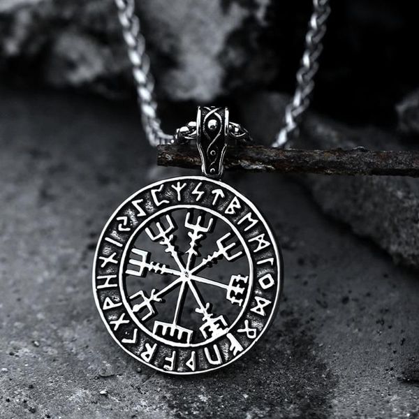 pendant necklaces vintage stainless steel viking compass necklace men nordic odin rune chain biker fashion jewelry gift, Silver
pendant necklaces vintage stainless steel viking compass necklace men nordic odin rune chain biker fashion jewelry gift, Silver