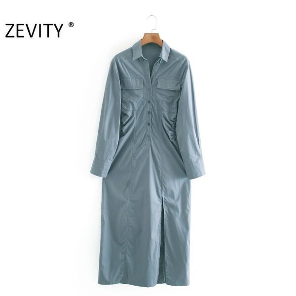 zevity autumn women vintage solid double pockets patch waist pleated midi dress office ladies chic split business vestido ds4595 210419, Black;gray
zevity autumn women vintage solid double pockets patch waist pleated midi dress office ladies chic split business vestido ds4595 210419, Black;gray