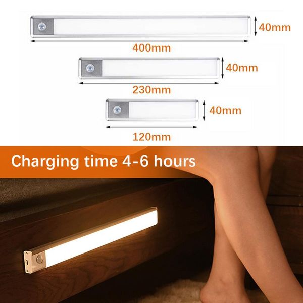 ultra-thin 12/23/40cm pir motion sensor led under cabinet light usb rechargeable wardrobe cupboard wall lamp closet night
ultra-thin 12/23/40cm pir motion sensor led under cabinet light usb rechargeable wardrobe cupboard wall lamp closet night