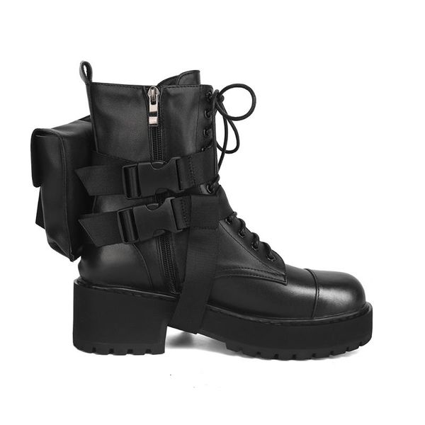boots haraval women punk thick bottom platform black ankle flat fashion y2k shoes zipper lace up with bag e16l
boots haraval women punk thick bottom platform black ankle flat fashion y2k shoes zipper lace up with bag e16l