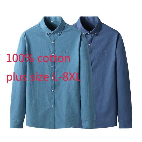 men's casual shirts arrival fashion suepr large spring and autumn youth cotton long sleeve plus size l- 3xl 4xl 5xl 6xl 7xl 8xl, White;black
men's casual shirts arrival fashion suepr large spring and autumn youth cotton long sleeve plus size l- 3xl 4xl 5xl 6xl 7xl 8xl, White;black