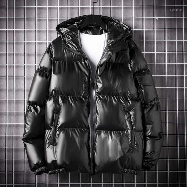 down & winter padded hooded plus size slim 5xl warm jacket men's cotton liner fashion bright casual parkas jacket1 skoj, Black
down & winter padded hooded plus size slim 5xl warm jacket men's cotton liner fashion bright casual parkas jacket1 skoj, Black