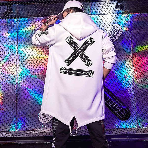men's jackets letter embroidered hip hop men long jacket casual streetwear harajuku pockets trench coats male cm6c, Black;brown
men's jackets letter embroidered hip hop men long jacket casual streetwear harajuku pockets trench coats male cm6c, Black;brown