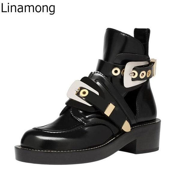 boots ladies belt silver gold buckle punk motorcycle sequare heels fretwork black leather ankle woman short
boots ladies belt silver gold buckle punk motorcycle sequare heels fretwork black leather ankle woman short