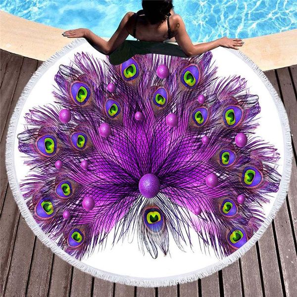 towel european round beach summer vacation holiday seaside women sunscreen shawl peacock feather 150cm dia 1pc
towel european round beach summer vacation holiday seaside women sunscreen shawl peacock feather 150cm dia 1pc