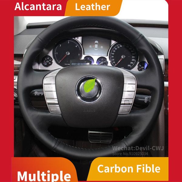 alcantara leather steering wheel cover for vw volkswagen touareg phaeton hand-sewn grip 2006 2007 2008 2009 2010 car interior
alcantara leather steering wheel cover for vw volkswagen touareg phaeton hand-sewn grip 2006 2007 2008 2009 2010 car interior