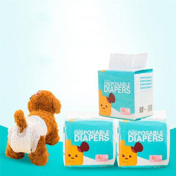 dog apparel 10pcs/bag diapers diaper for dogs pet female disposable leakproof nappies puppy super absorption physiological pants
dog apparel 10pcs/bag diapers diaper for dogs pet female disposable leakproof nappies puppy super absorption physiological pants