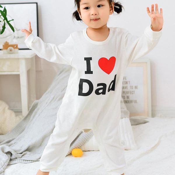rompers 2021 autumn and winter children's package toddler boys girls love their parents letter printed long sleeve jumpsuit, Blue 
rompers 2021 autumn and winter children's package toddler boys girls love their parents letter printed long sleeve jumpsuit, Blue