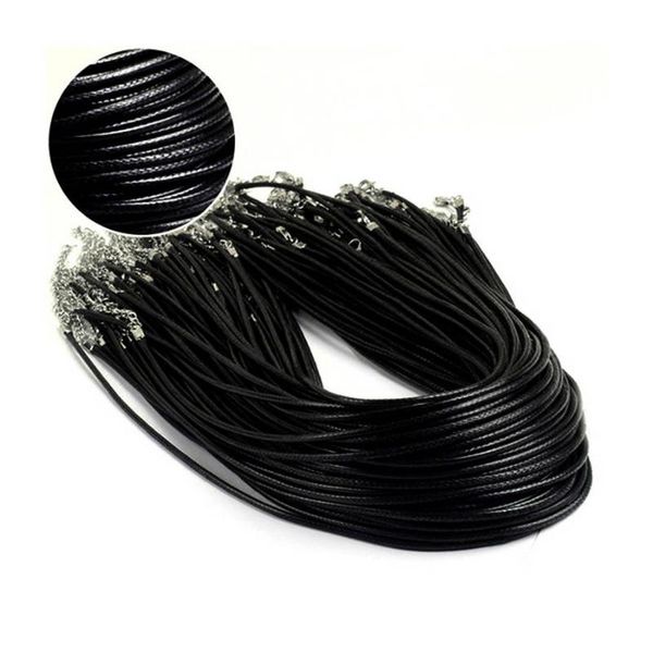 chokers wholesale 100pc/lot diy black leather chain necklace women handmade wax cord rope for jewelry making accessories, Golden;silver
chokers wholesale 100pc/lot diy black leather chain necklace women handmade wax cord rope for jewelry making accessories, Golden;silver