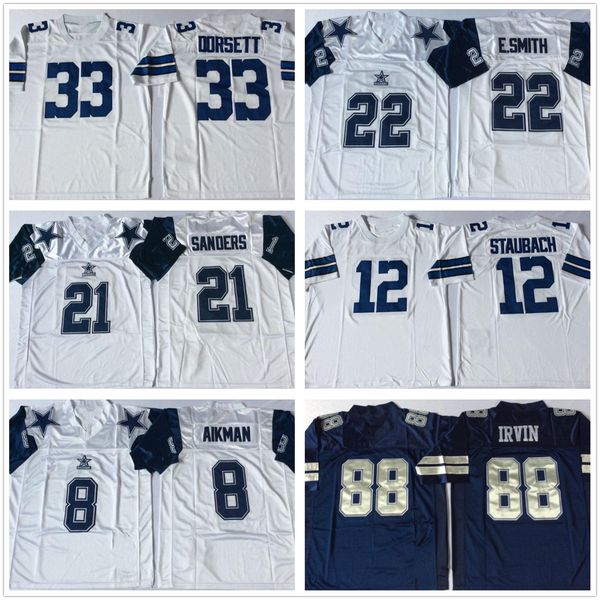 ncaa vintage football wear 33 dorsett 22 e.smith 21 sanders 12 staubach 8 aikman 88 irvin 54 r.white, Black
ncaa vintage football wear 33 dorsett 22 e.smith 21 sanders 12 staubach 8 aikman 88 irvin 54 r.white, Black