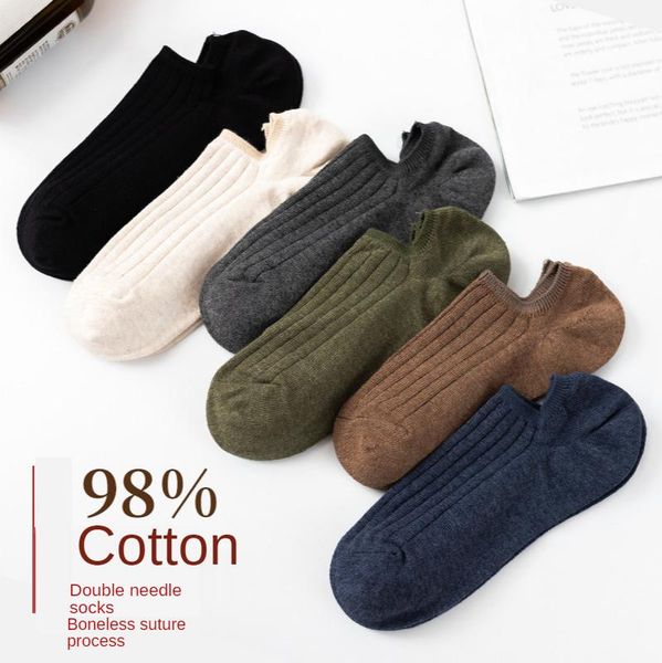 men's socks 5 pieces of solid color socks, summer thin invisible pure cotton deodorant, sweat-absorbent and breathable, Black
men's socks 5 pieces of solid color socks, summer thin invisible pure cotton deodorant, sweat-absorbent and breathable, Black