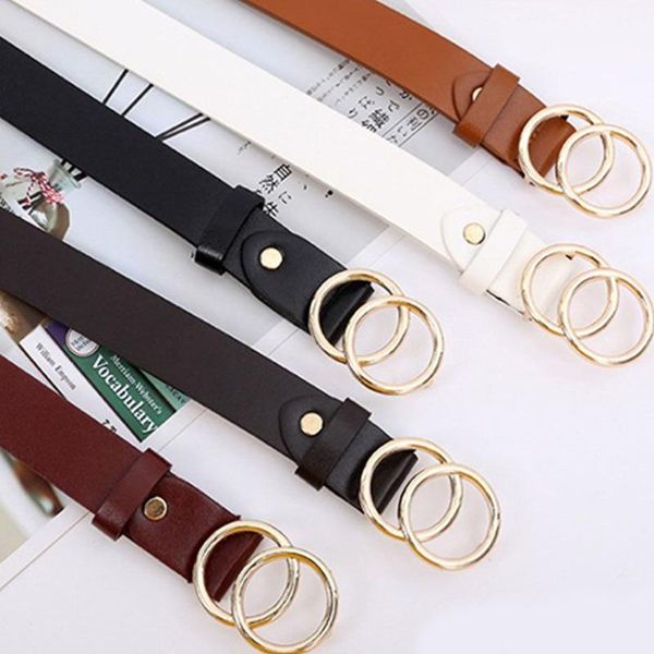 belts simple multi-color ladies jeans belt skirt decoration leisure double round buckle, Black;brown
belts simple multi-color ladies jeans belt skirt decoration leisure double round buckle, Black;brown