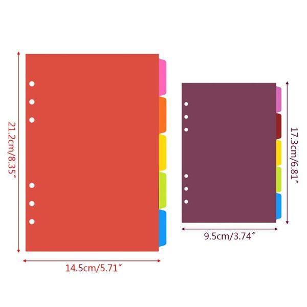 bookmark 1set a5 a6 loose leaf spiral binder index separator pp colorful 6 hole page dividers for diary book students stationery c5ae
bookmark 1set a5 a6 loose leaf spiral binder index separator pp colorful 6 hole page dividers for diary book students stationery c5ae