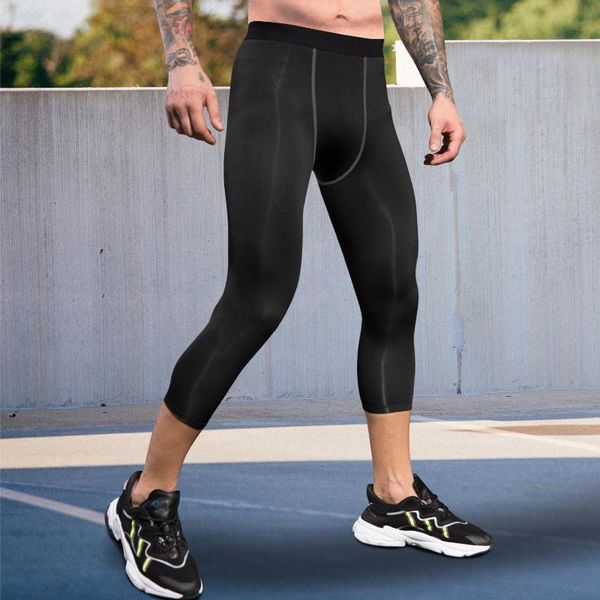 man's tight cropped pants compression leggings quick-drying running sport trousers training yoga bottoms gym sportswear, Black;blue
man's tight cropped pants compression leggings quick-drying running sport trousers training yoga bottoms gym sportswear, Black;blue