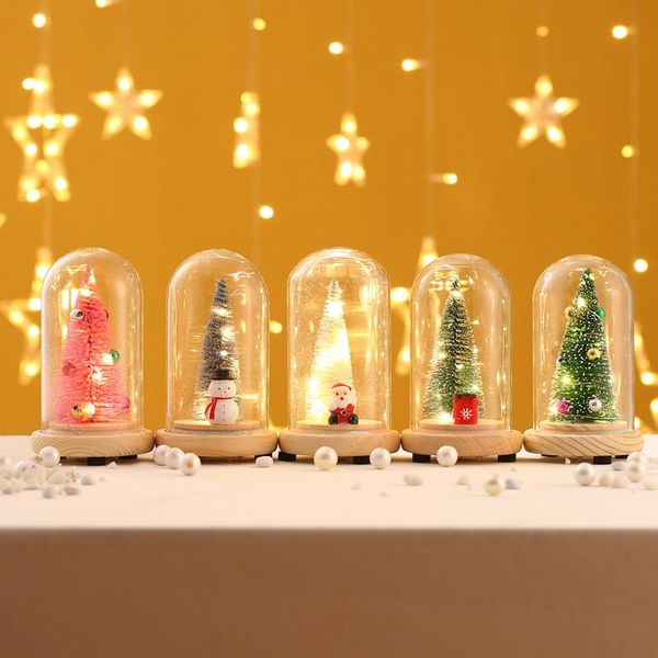christmas decorations 2022 year gift wooden glass cover luminous mini tree deskcreative small ornaments
christmas decorations 2022 year gift wooden glass cover luminous mini tree deskcreative small ornaments