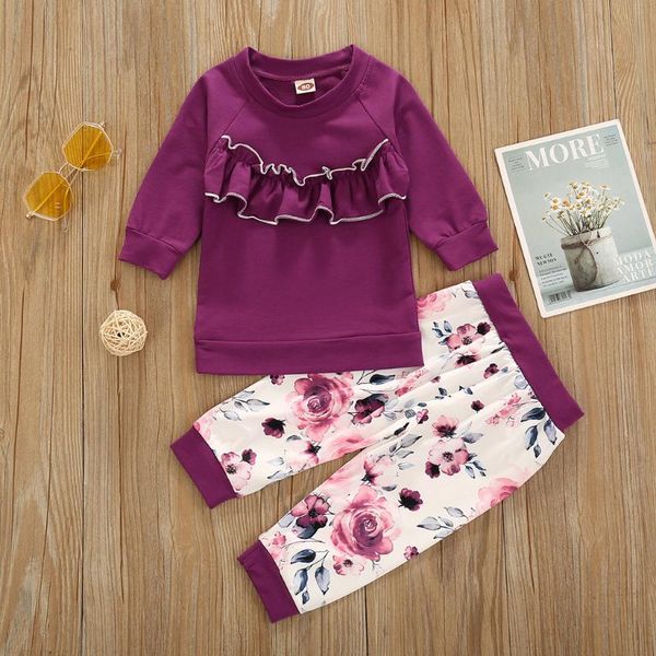 baby clothes set girls kid long sleeve solid floral print t-shirt pants outfits sets for clothing, White
baby clothes set girls kid long sleeve solid floral print t-shirt pants outfits sets for clothing, White