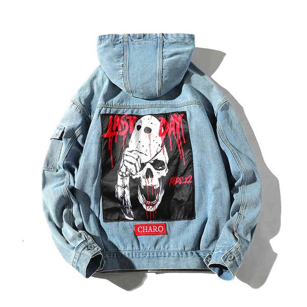darphinkasa hooded hip hop stitching hole men embroidery print street clothing jacket 5xl 201226, Black;brown
darphinkasa hooded hip hop stitching hole men embroidery print street clothing jacket 5xl 201226, Black;brown