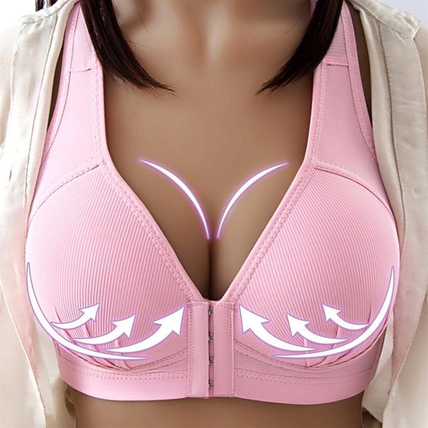 bras push up bra front closure solid color brassiere wireless bralette breast seamless for women underwear plus size 36-46, Red;black
bras push up bra front closure solid color brassiere wireless bralette breast seamless for women underwear plus size 36-46, Red;black